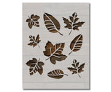 Leaf Leaves Fall Autumn Stencil (770)