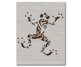Tribal Frog Stencil (772)