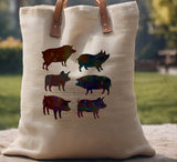 Pig Pigs Farm Animals Oink Stencil (776)