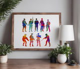 Soldiers Army Marines Military Stencil (778)