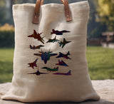 Airforce Fighter Jets Airplanes Stealth Bomber Stencil (783)