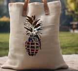 Pineapple Grenade Military Stencil (794)