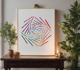 Mandala Geometric Pattern Spiritual 1 Stencil (805)