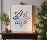 Mandala Geometric Pattern Spiritual 2 Stencil (806)