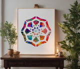 Mandala Geometric Pattern Spiritual 5 Stencil (809)