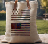 USA US American Flag Stencil (80)