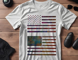 USA US American Flag Stencil (80)