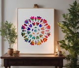 Mandala Geometric Pattern Spiritual 7 Stencil (811)