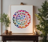 Mandala Geometric Pattern Spiritual 13 Stencil (817)