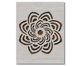 Mandala Geometric Pattern Spiritual 14 Stencil (818)