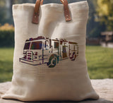 Fire Engine Truck Vehicle Stencil (821)