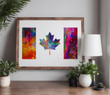 Canada Country Flag Maple Leaf Stencil (824)