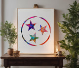 Tennessee State Flag Stencil (828)