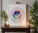 United States US Air Force Woman Veteran Stencil (829)