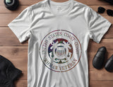 United States US Coast Guard Woman Veteran Stencil (831)