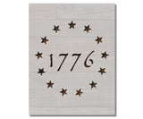 Betsy Ross 1776 Flag Stencil (835)