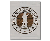 United States US Army National Guard Minuteman Stencil (837)