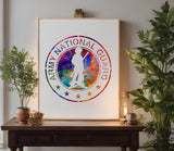 United States US Army National Guard Minuteman Stencil (837)