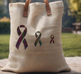 Breast Cancer Awareness Ribbon Stencil 3 Sizes (842)