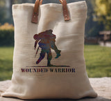 Wounded Warrior Military Fallen Soldier Stencil (844)