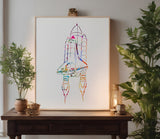 Space Shuttle Rocket Stencil (851)