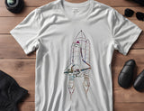 Space Shuttle Rocket Stencil (851)