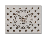 United States US Navy 50 Stars Flag Union Stencil (854)