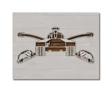 United States US Army Armor Branch Insignia Stencil (857)