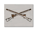 United States US Army Infantry Branch Insignia Stencil (858)