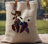 Poodle Walking Stencil (862)