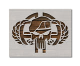 US Army Airborne Paratrooper Stencil (865)
