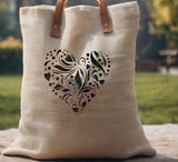 Heart Pattern Stencil (877)