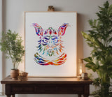 Odin Viking God Stencil (878)