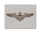 US Naval Aviator Wings Stencil (880)