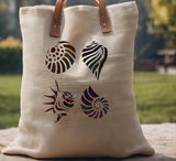 Various Sea Shells Option 2 Stencil (887)