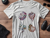 Various Sea Shells Option 2 Stencil (887)