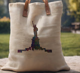 Statue of Liberty Stencil City Skyline (891)