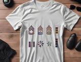 Various US Army Ranks Stencil (904)