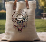 Vintage Mandala Skulls Stencil (910)