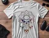 Vintage Mandala Skulls Stencil (910)