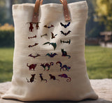 Halloween Rats Cats Bats Stencil (920)