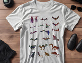 Halloween Rats Cats Bats Stencil (920)
