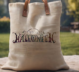 Happy Halloween Trees and Bats Stencil (924)