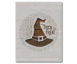 Halloween Trick or Treat Stencil (926)