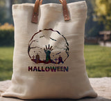 Halloween Graveyard Cemetery Zombie Hands Stencil (928)