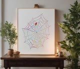 Halloween Spider Web Stencil (931)