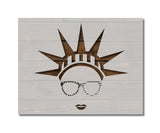 Statue of Liberty Freedom Head 4th of July Stencil (936)