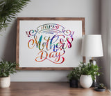 Happy Mother's Day Stencil (948)