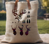 Hunting Buck Head Tracks Rack Deer Custom Stencil (94)