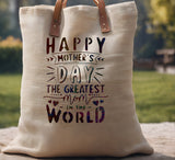 Happy Mother's Day Greatest Mom Stencil (951)